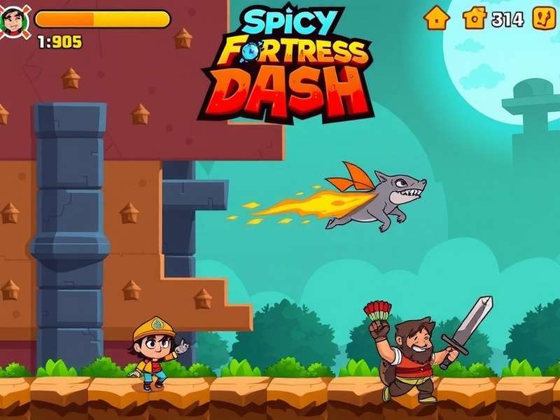 Spicy Fortress Dash community event showing players competing in a local tournament